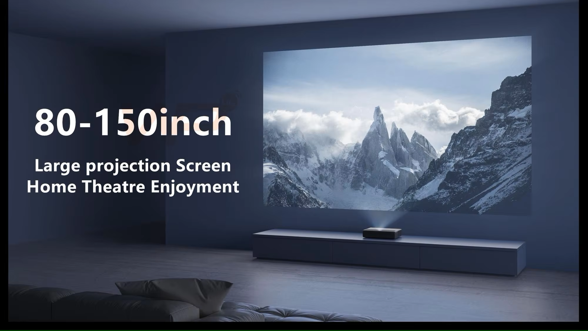 Demo Mosaic Immersive Short Throw Laser Projector 120" Display 4K UHD